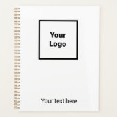 Eenvoudig minimaal elegant aangepast logo hier bed planner (Voorkant)