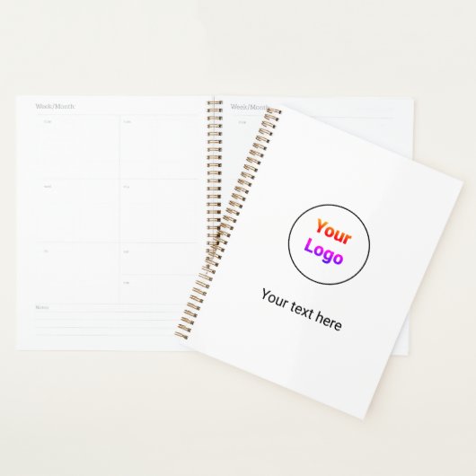 Eenvoudig minimaal elegant aangepast logo hier bed planner (Display)