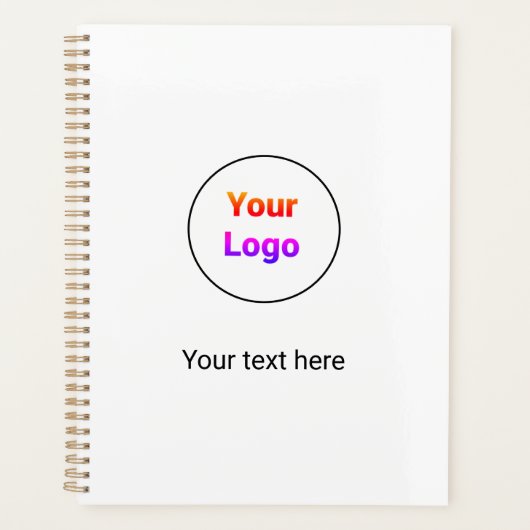 Eenvoudig minimaal elegant aangepast logo hier bed planner (Voorkant)