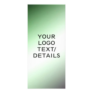 Eenvoudig minimaal elegant aangepast logo hier bed reclamekaart