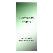 Eenvoudig minimaal elegant aangepast logo hier bed reclamekaart (Achterkant)