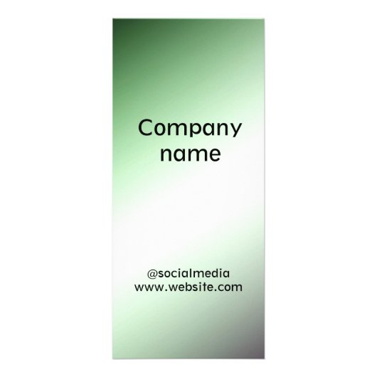 Eenvoudig minimaal elegant aangepast logo hier bed reclamekaart (Achterkant)