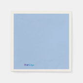 Eenvoudig minimaal elegant aangepast logo hier bed servet (Voorkant)