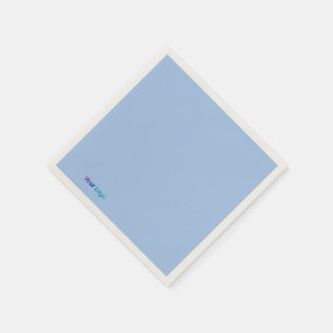 Eenvoudig minimaal elegant aangepast logo hier bed servet