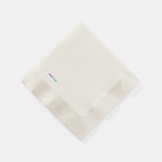 Eenvoudig minimaal elegant aangepast logo hier bed servet