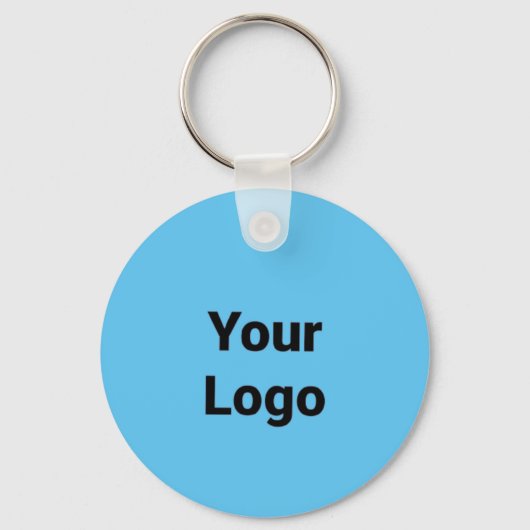 Eenvoudig minimaal elegant aangepast logo hier bed sleutelhanger (Voorkant)