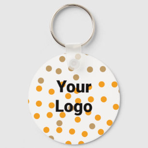Eenvoudig minimaal elegant aangepast logo hier bed sleutelhanger