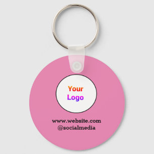 Eenvoudig minimaal elegant aangepast logo hier bed sleutelhanger