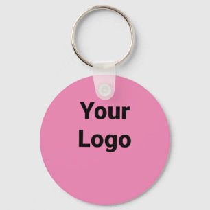 Eenvoudig minimaal elegant aangepast logo hier bed sleutelhanger