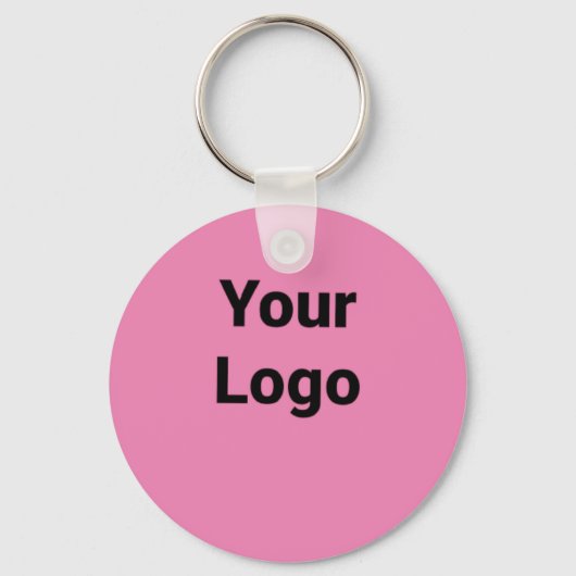 Eenvoudig minimaal elegant aangepast logo hier bed sleutelhanger (Voorkant)