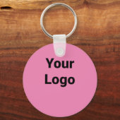 Eenvoudig minimaal elegant aangepast logo hier bed sleutelhanger (Voorkant)