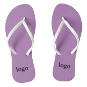 Eenvoudig minimaal elegant aangepast logo hier bed teenslippers (Voetbed)