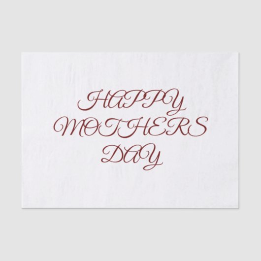 Eenvoudig minimaal elegant aangepast logo hier bed tissuepapier (Voorkant)