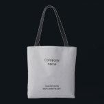 Eenvoudig minimaal elegant aangepast logo hier bed tote bag<br><div class="desc">Ontwerp</div>