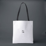 Eenvoudig minimaal elegant aangepast logo hier bed tote bag<br><div class="desc">Ontwerp</div>