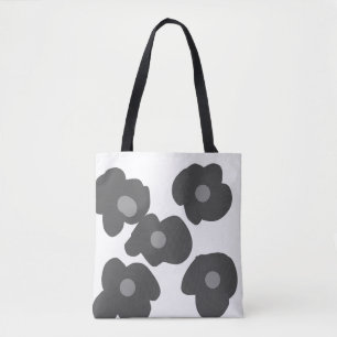 Eenvoudig minimaal elegant aangepast logo hier bed tote bag