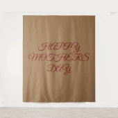 Eenvoudig minimaal elegant aangepast logo hier bed wandkleed (Voorkant)