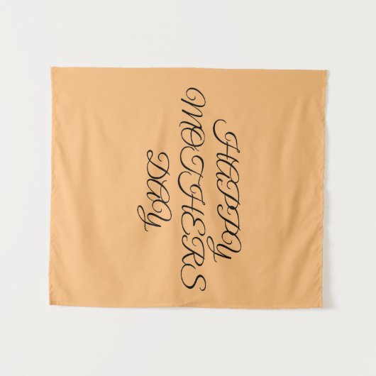 Eenvoudig minimaal elegant aangepast logo hier bed wandkleed (Voorkant (horizontaal))