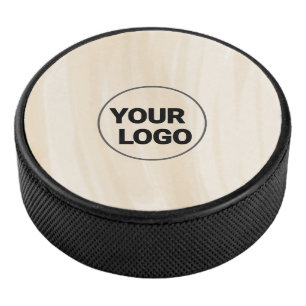 Eenvoudig minimaal elegant aangepast logo hockey puck