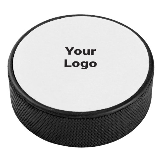 Eenvoudig minimaal elegant aangepast logo hockey puck (3/4)