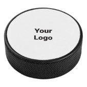 Eenvoudig minimaal elegant aangepast logo in bedri hockey puck (3/4)