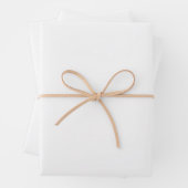 Eenvoudig minimaal elegant aangepast logo in bedri inpakpapier vel (In situ)