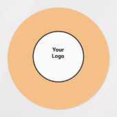 Eenvoudig minimaal elegant aangepast logo in bedri labels (Design 2)