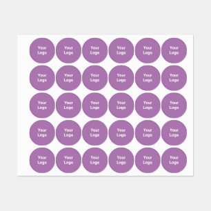 Eenvoudig minimaal elegant aangepast logo in bedri labels