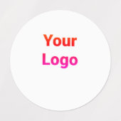 Eenvoudig minimaal elegant aangepast logo in bedri labels (Design 1)