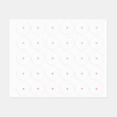 Eenvoudig minimaal elegant aangepast logo in bedri labels (Vel)