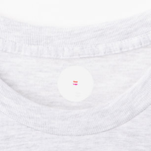 Eenvoudig minimaal elegant aangepast logo in bedri labels