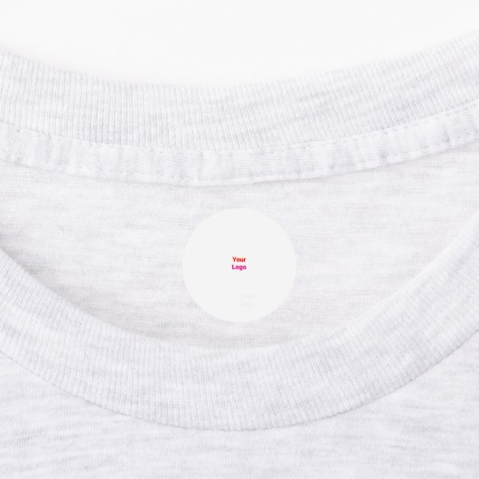 Eenvoudig minimaal elegant aangepast logo in bedri labels (Aangebracht)