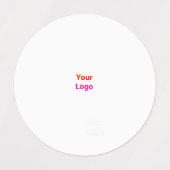 Eenvoudig minimaal elegant aangepast logo in bedri labels (Design 1)