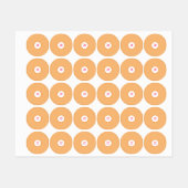 Eenvoudig minimaal elegant aangepast logo in bedri labels (Vel)