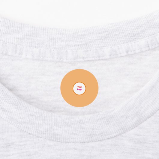 Eenvoudig minimaal elegant aangepast logo in bedri labels (Aangebracht)