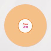 Eenvoudig minimaal elegant aangepast logo in bedri labels (Design 1)