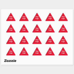 Eenvoudig minimaal elegant aangepast logo in bedri sticker