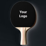 Eenvoudig minimaal elegant aangepast logo in bedri tafeltennisbatje<br><div class="desc">Ontwerp</div>