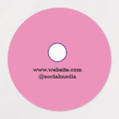 Eenvoudig minimaal elegant aangepast logo labels (Design 1)