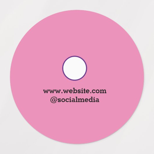 Eenvoudig minimaal elegant aangepast logo labels (Design 1)