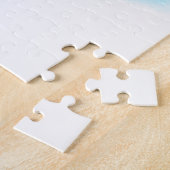 Eenvoudig minimaal elegant aangepast logo legpuzzel (Zijkant)