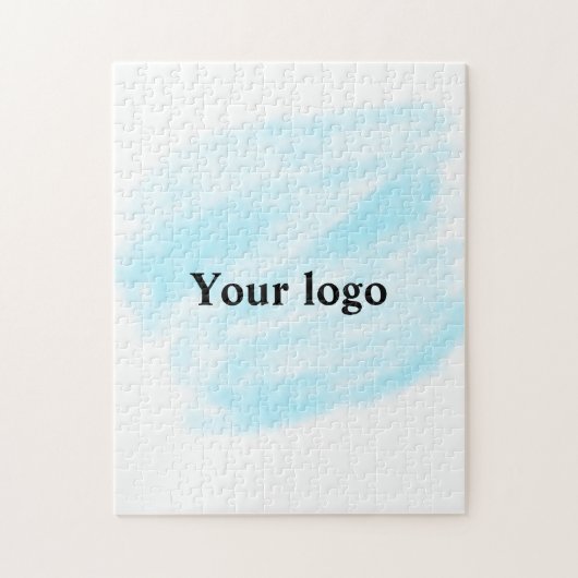 Eenvoudig minimaal elegant aangepast logo legpuzzel (Verticaal)