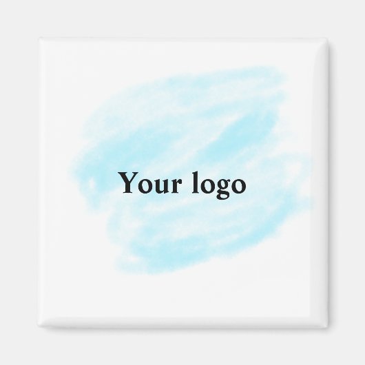 Eenvoudig minimaal elegant aangepast logo magneet (Voorkant)