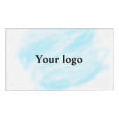 Eenvoudig minimaal elegant aangepast logo naambadge (Voorkant)