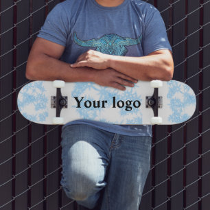Eenvoudig minimaal elegant aangepast logo persoonlijk skateboard