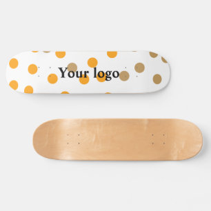 Eenvoudig minimaal elegant aangepast logo persoonlijk skateboard