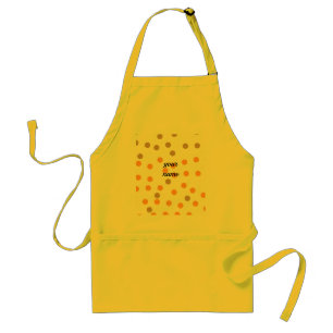 Eenvoudig minimaal elegant aangepast logo standaard schort