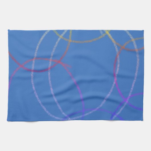 Eenvoudig minimaal elegant aangepast logo theedoek (Horizontaal)