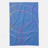 Eenvoudig minimaal elegant aangepast logo theedoek (Verticaal)