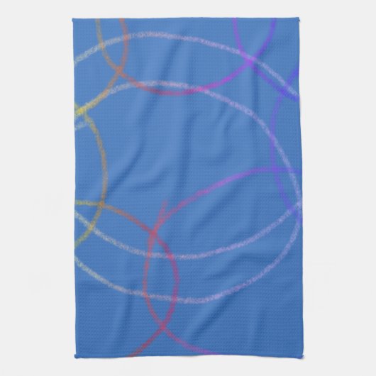 Eenvoudig minimaal elegant aangepast logo theedoek (Verticaal)